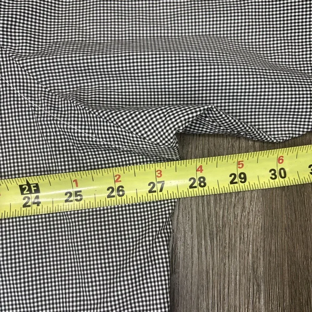 Polo Ralph Lauren Shirt Men's XXL Black White Check‎ Classic Long Sleeve Pony